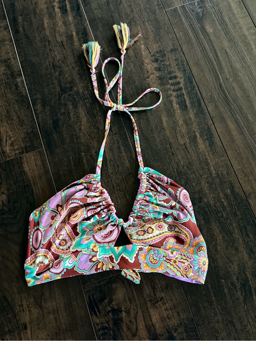 Becca by Rebecca Virtue Groovy Candice Convertible Halter Bikini Top